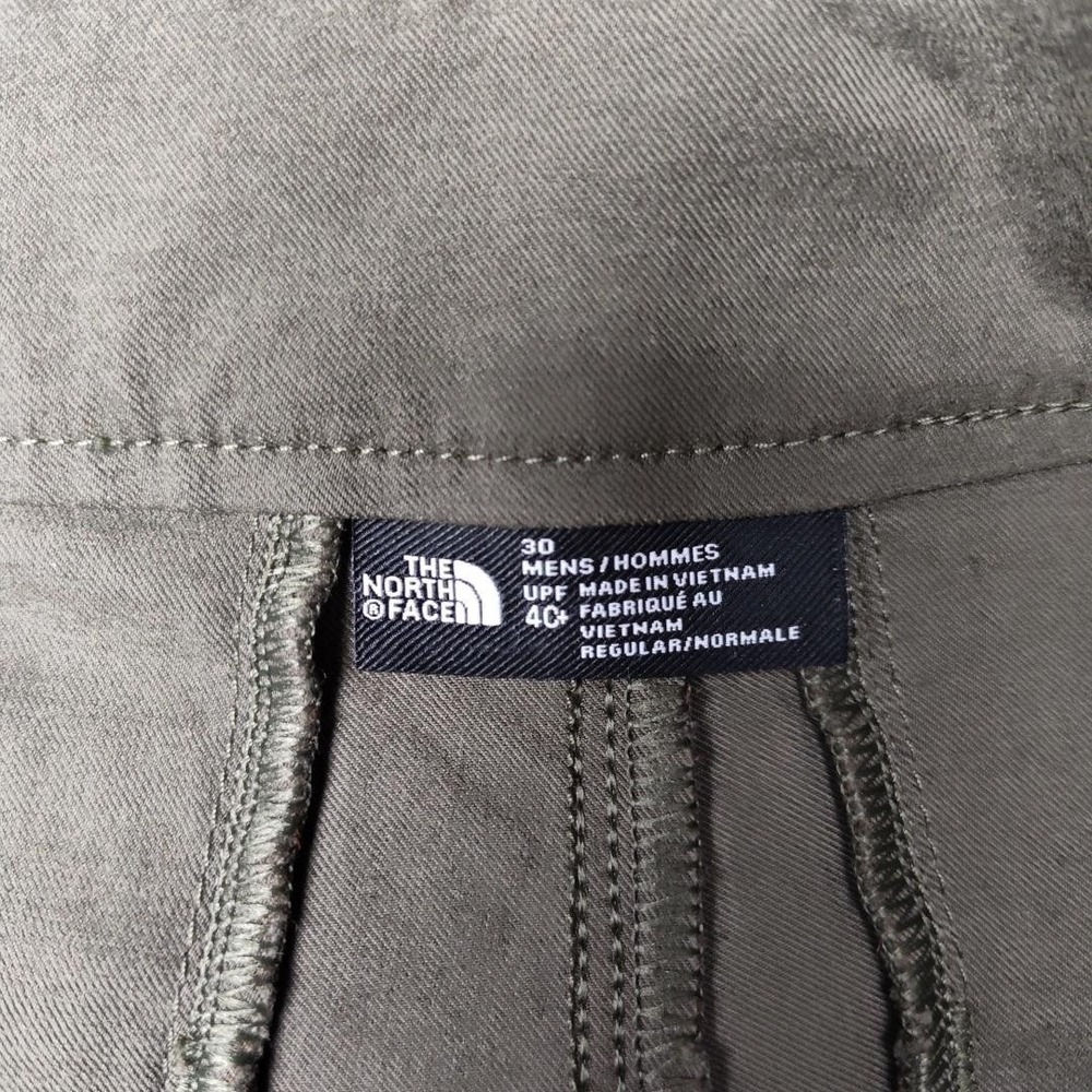 The North Face Pants Mens 30x30 Khaki Climbing Nylon Drawcord Cuffs Tapered - Picture 9 of 16